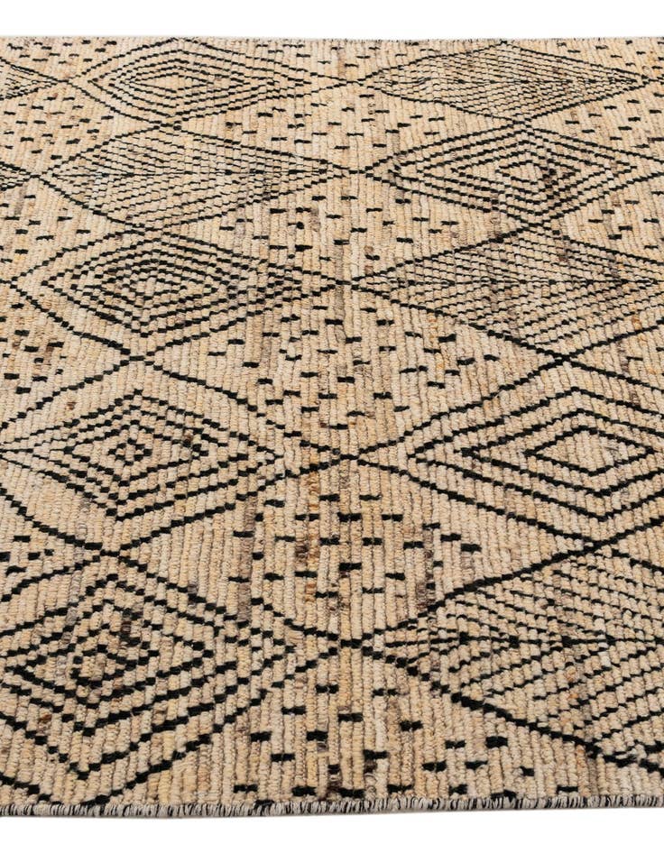 Detail image of  5' 9 x 7' 5  Hand Knotted Moroccan Wool Rug