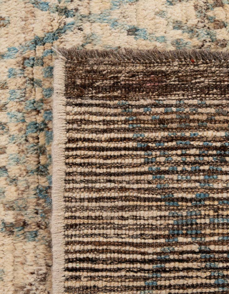 Detail image of  5' 10 x 8' 5  Hand Knotted Moroccan Wool Rug