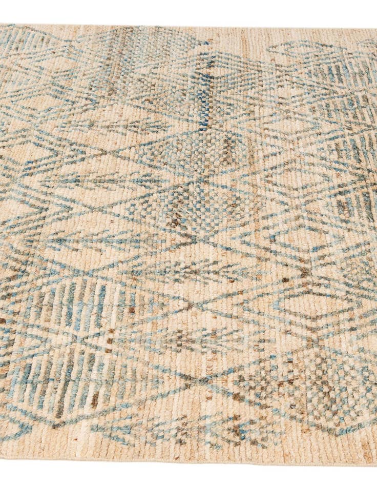 Detail image of  5' 11 x 8' 8  Hand Knotted Moroccan Wool Rug