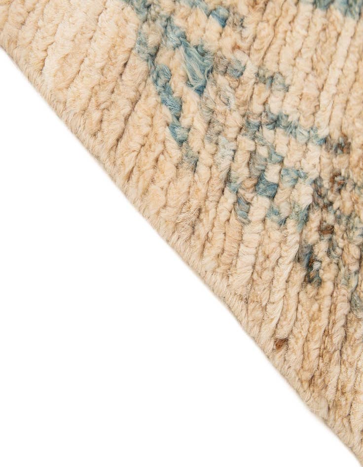 Detail image of  5' 11 x 8' 8  Hand Knotted Moroccan Wool Rug