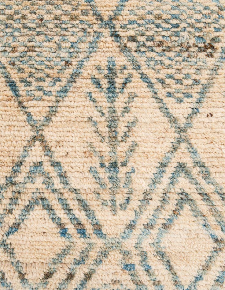 Detail image of  5' 11 x 8' 8  Hand Knotted Moroccan Wool Rug