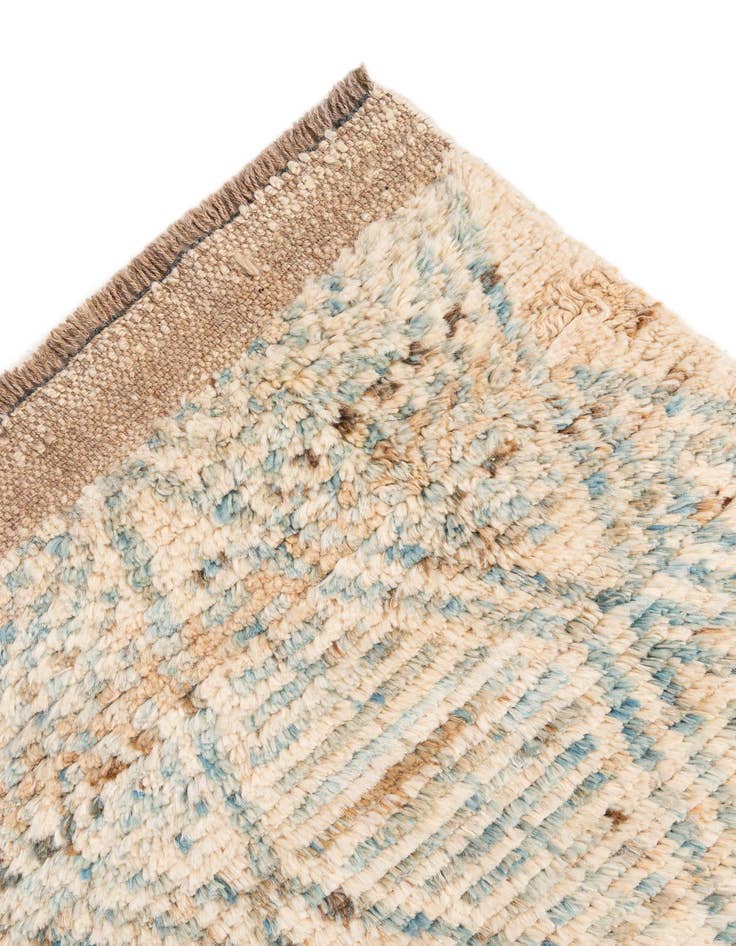 Detail image of  5' 11 x 8' 8  Hand Knotted Moroccan Wool Rug