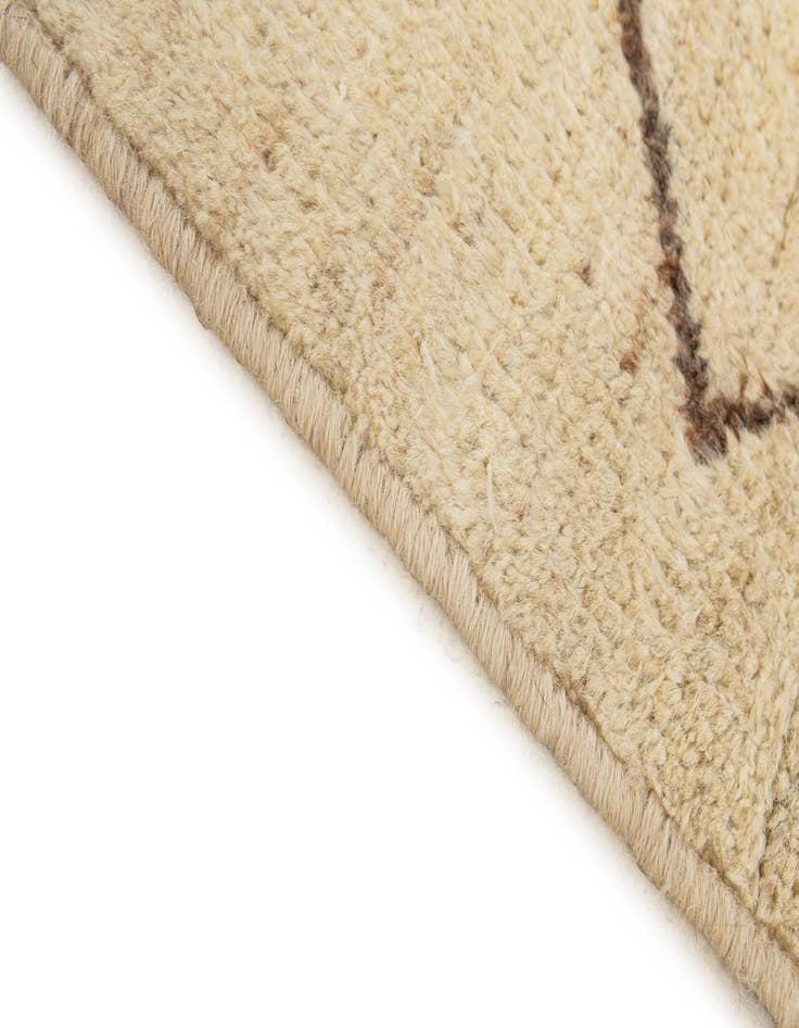 Detail image of  5' 10 x 8' 1  Hand Knotted Moroccan Wool Rug