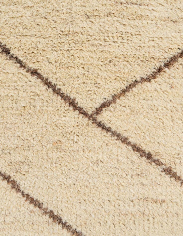 Detail image of  5' 10 x 8' 1  Hand Knotted Moroccan Wool Rug