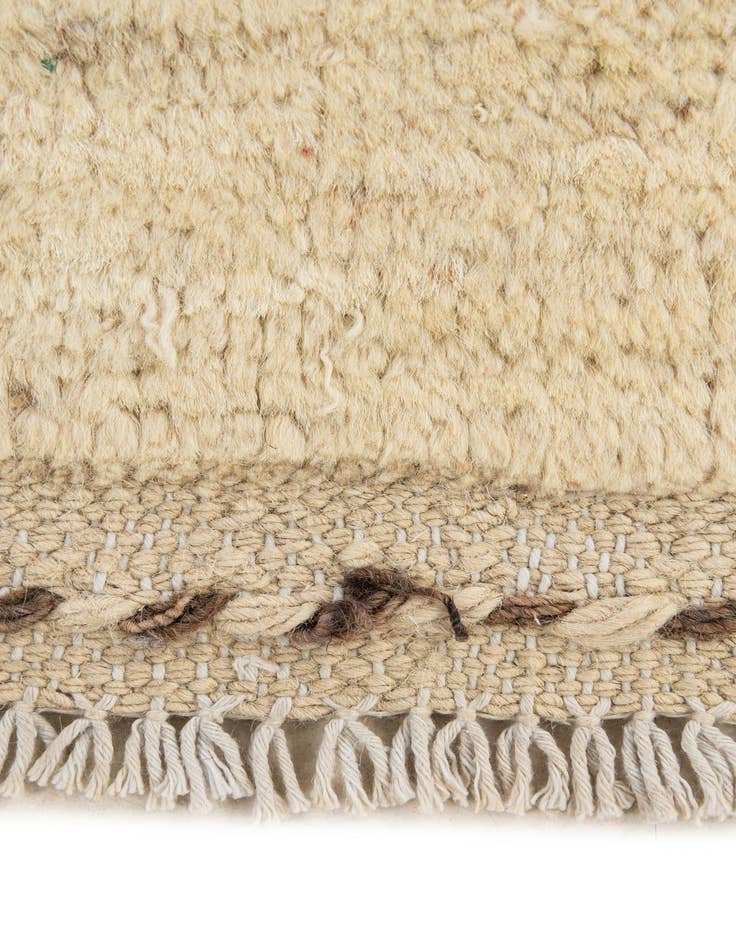 Detail image of  5' 10 x 8' 1  Hand Knotted Moroccan Wool Rug