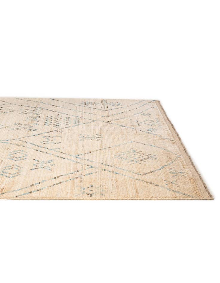 Detail image of  5' 10 x 8' 2  Hand Knotted Moroccan Wool Rug