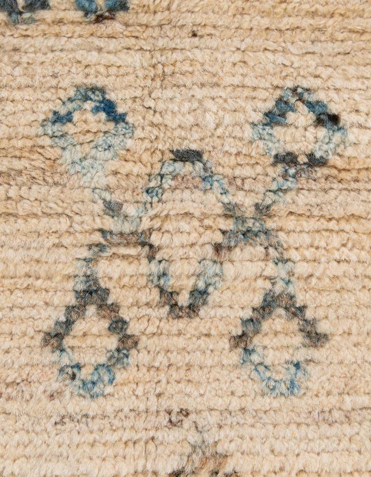 Detail image of  5' 10 x 8' 2  Hand Knotted Moroccan Wool Rug