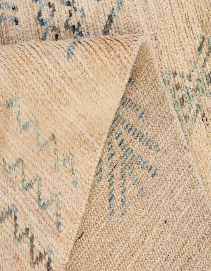 Detail image of  5' 10 x 8' 2  Hand Knotted Moroccan Wool Rug