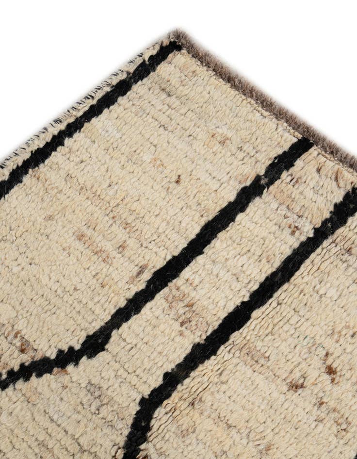 Detail image of  5' 11 x 8' 9  Hand Knotted Moroccan Wool Rug