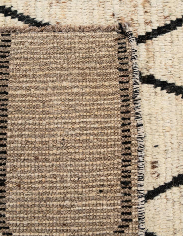 Detail image of  5' 11 x 8' 9  Hand Knotted Moroccan Wool Rug