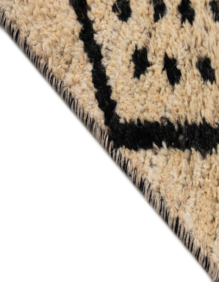 Detail image of  5' 10 x 9' 7  Hand Knotted Moroccan Wool Rug