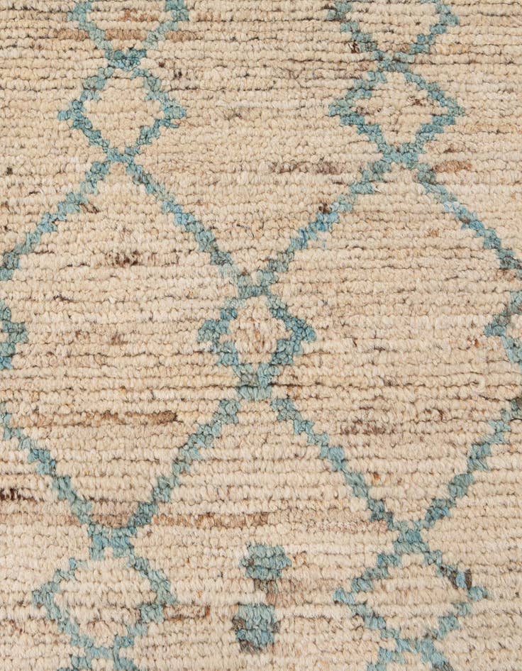 Detail image of  5' 11 x 8' 10  Hand Knotted Moroccan Wool Rug