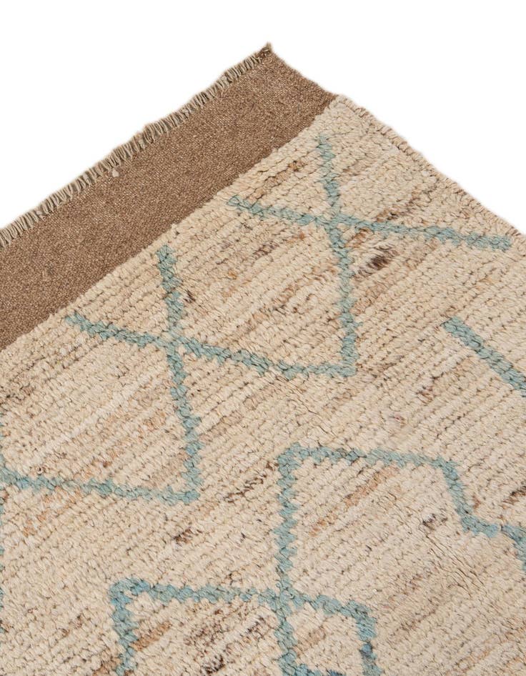 Detail image of  5' 11 x 8' 10  Hand Knotted Moroccan Wool Rug