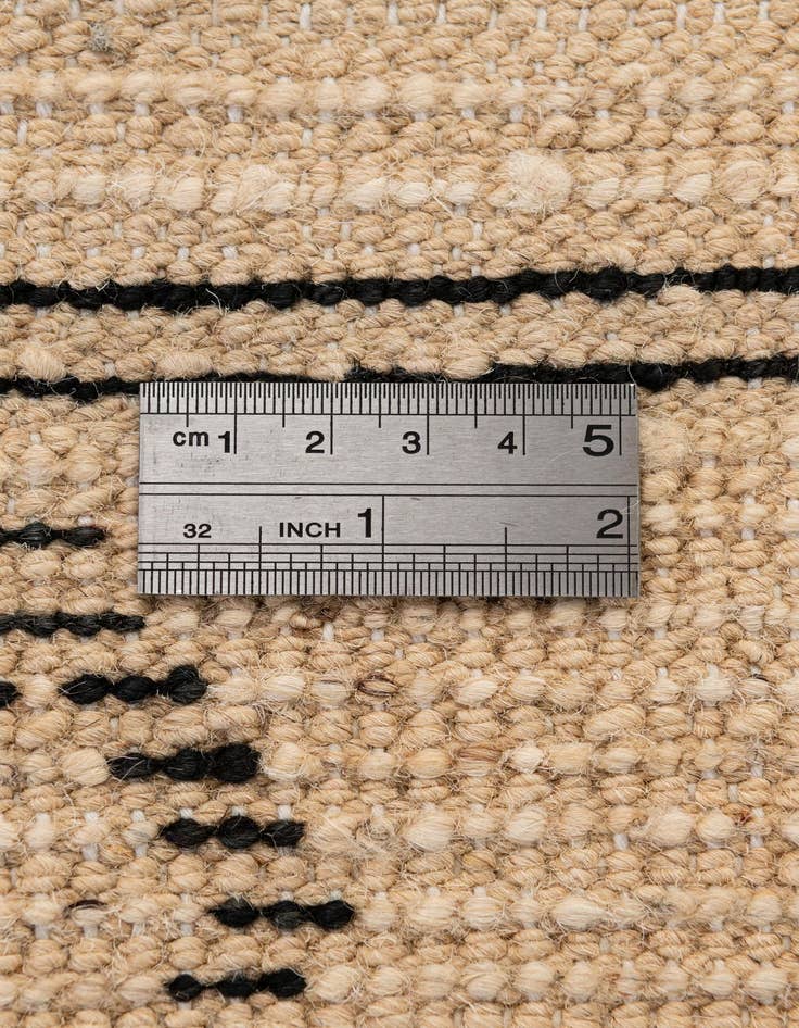 Detail image of  6' 1 x 8' 10  Hand Knotted Moroccan Wool Rug