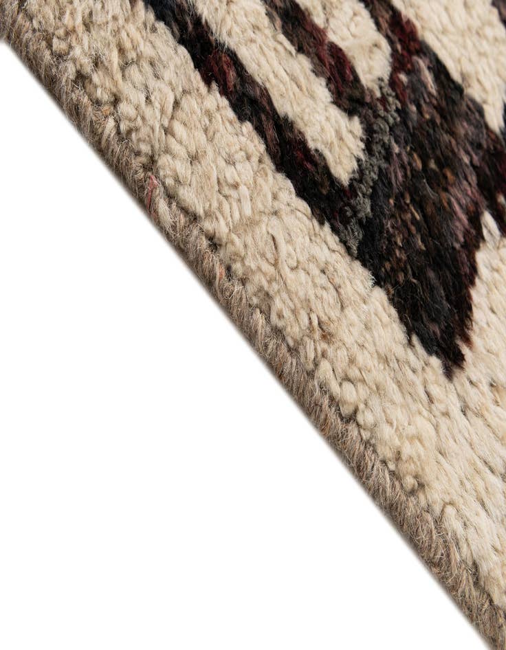 Detail image of  6' 7 x 9' 4  Hand Knotted Moroccan Wool Rug