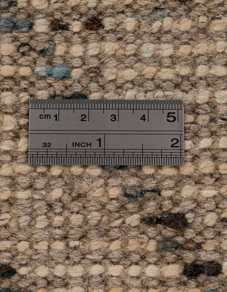 Detail image of  6' 8 x 9' 5  Hand Knotted Moroccan Wool Rug