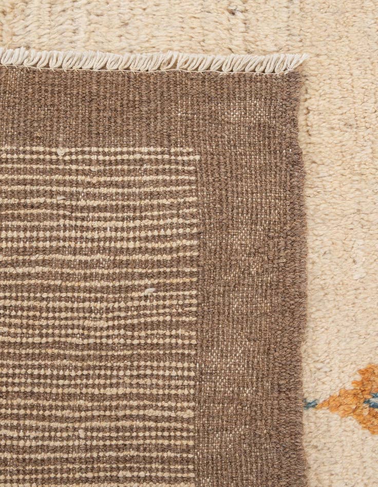 Detail image of  6' 8 x 9' 7  Hand Knotted Moroccan Wool Rug