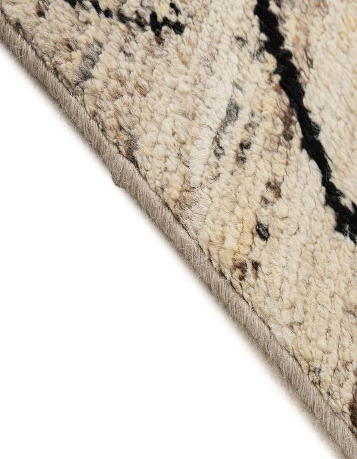 Detail image of  6' 9 x 9' 8  Hand Knotted Moroccan Wool Rug