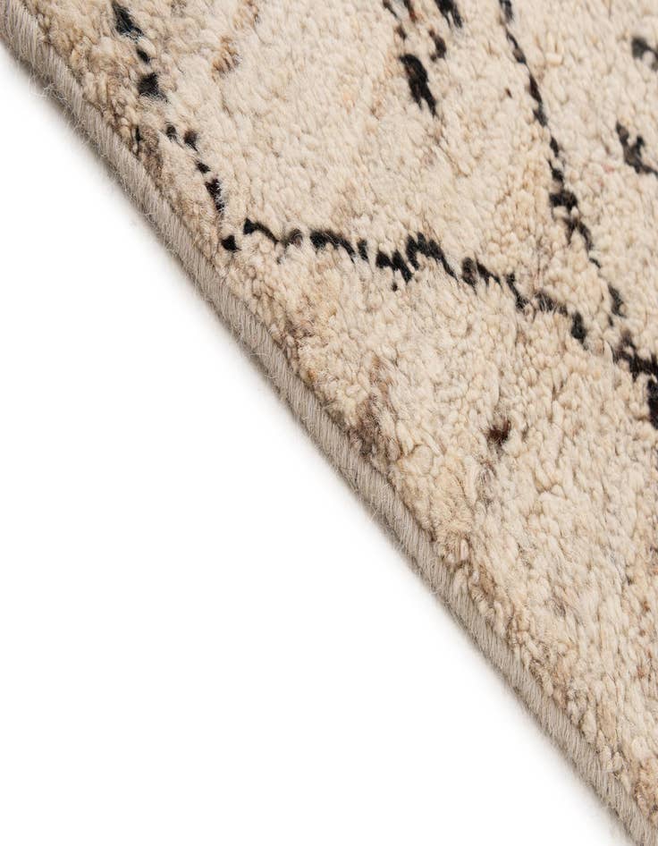 Detail image of  6' 7 x 9' 8  Hand Knotted Moroccan Wool Rug