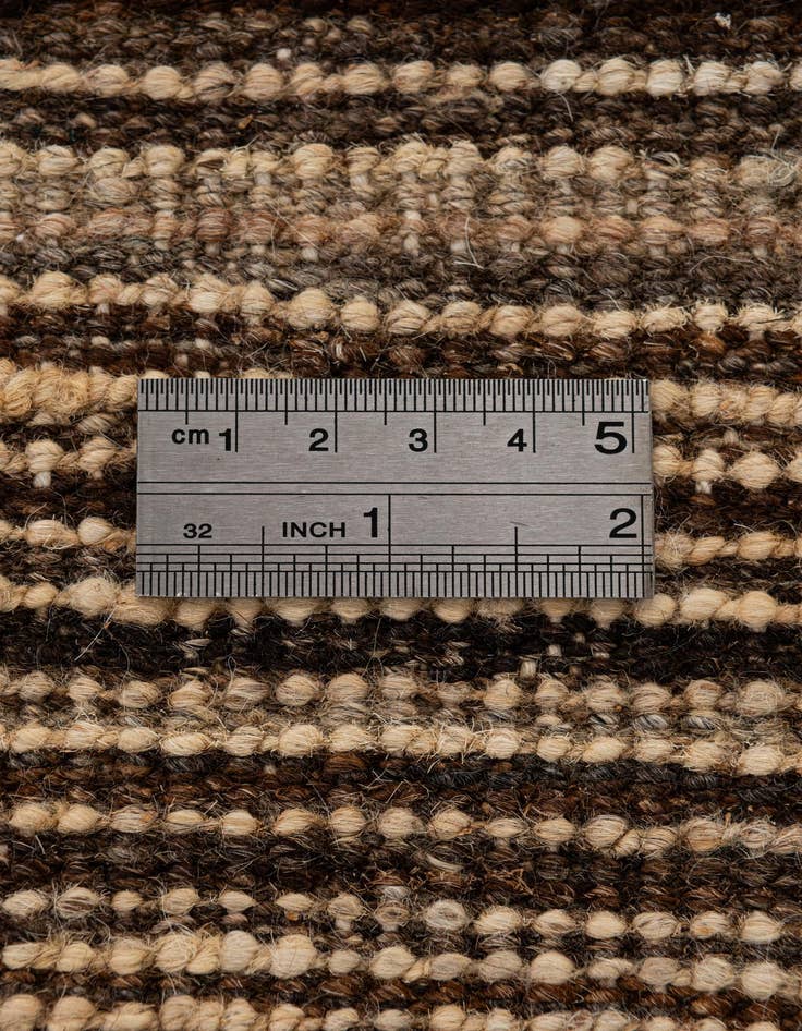 Detail image of  6' 9 x 9' 9  Hand Knotted Moroccan Wool Rug