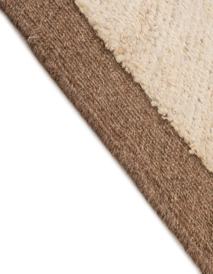 Detail image of  6' 9 x 9' 7  Hand Knotted Moroccan Wool Rug