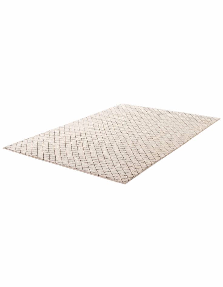 Detail image of  7' 11 x 11' 6  Hand Knotted Moroccan Wool Rug