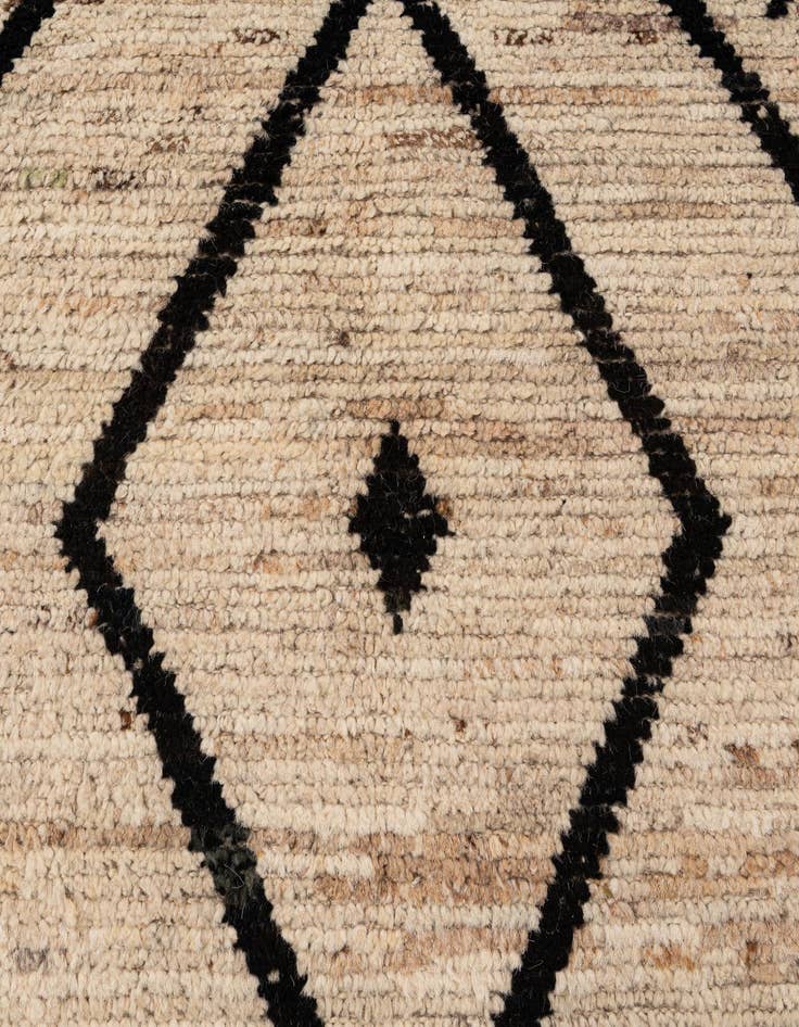 Detail image of  8' 3 x 9' 9  Hand Knotted Moroccan Wool Rug