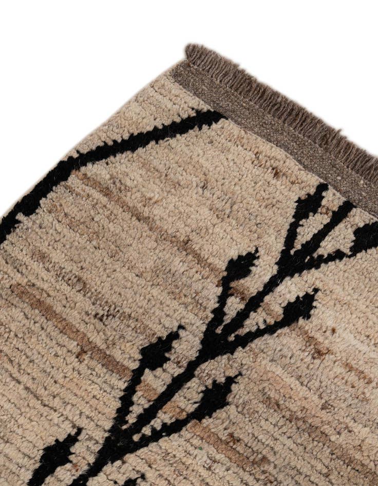 Detail image of  8' 3 x 9' 9  Hand Knotted Moroccan Wool Rug