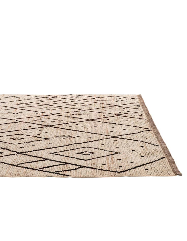 Detail image of  8' 6 x 9' 6  Hand Knotted Moroccan Wool Rug