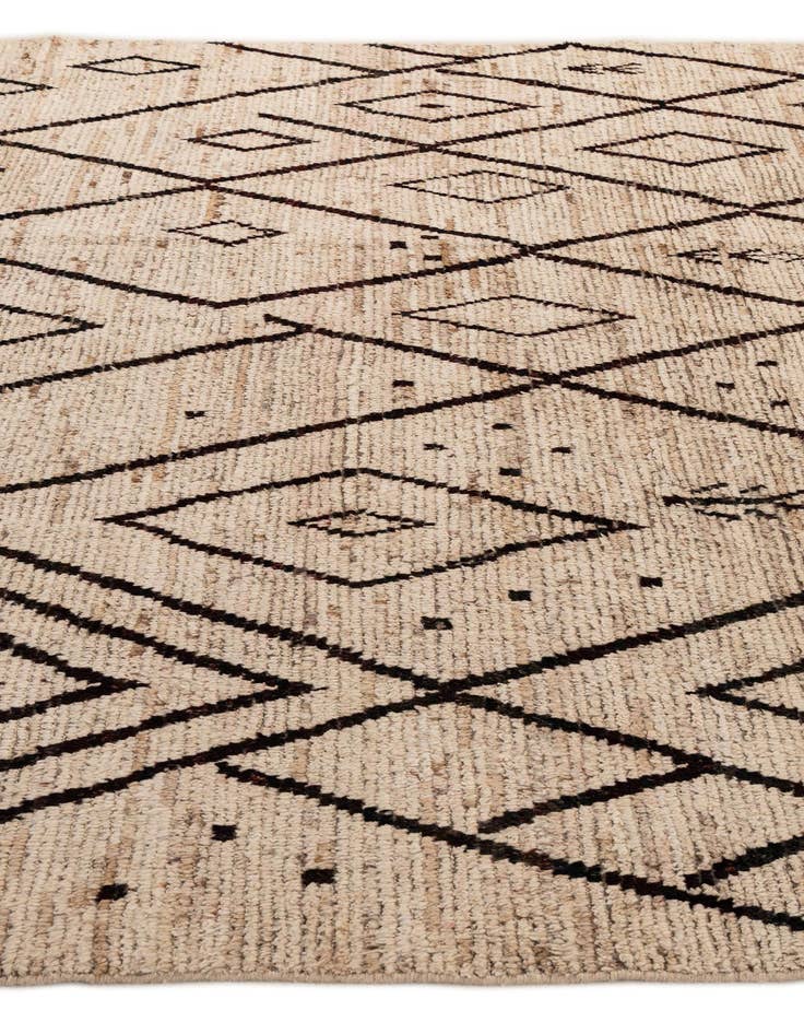 Detail image of  8' 6 x 9' 6  Hand Knotted Moroccan Wool Rug
