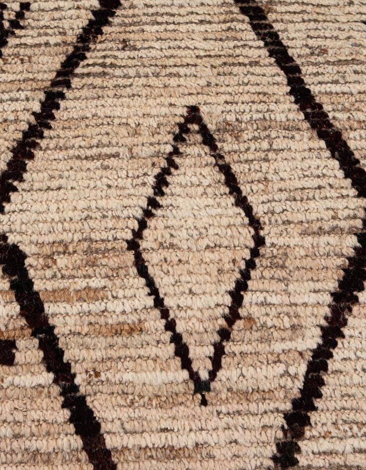 Detail image of  8' 6 x 9' 6  Hand Knotted Moroccan Wool Rug