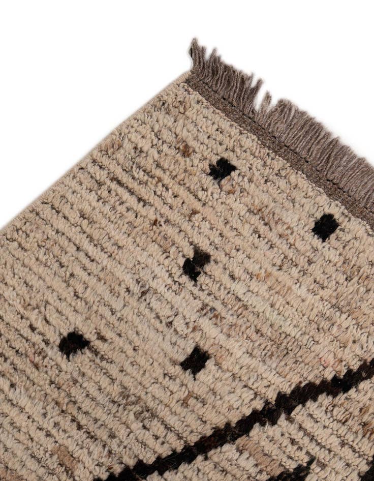 Detail image of  8' 6 x 9' 6  Hand Knotted Moroccan Wool Rug