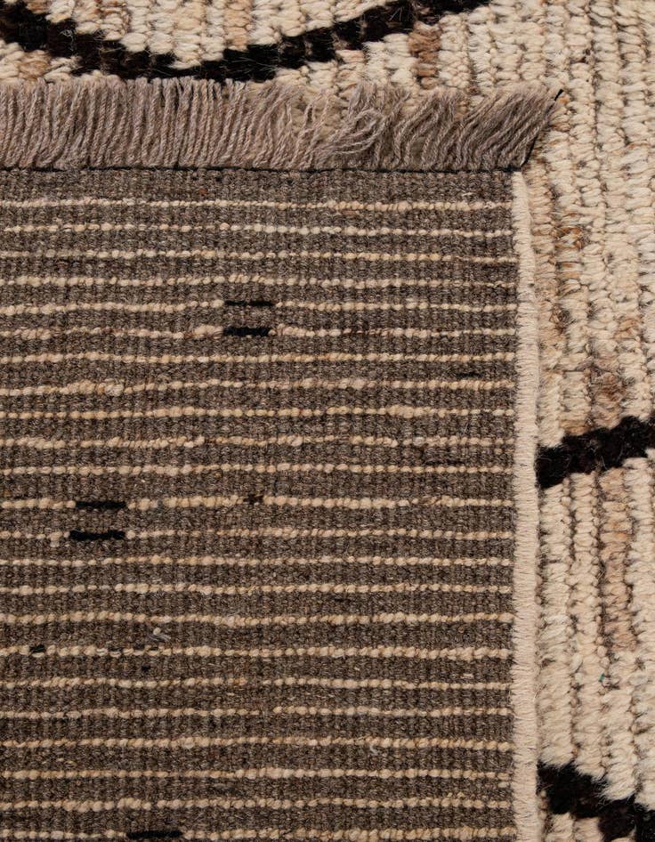 Detail image of  8' 6 x 9' 6  Hand Knotted Moroccan Wool Rug