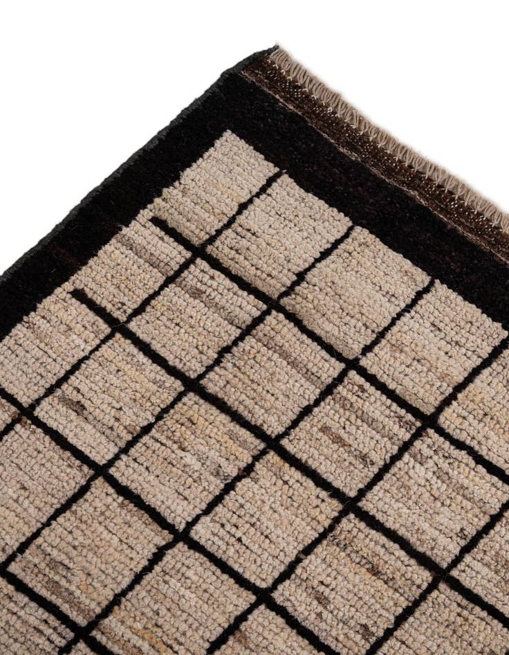 Detail image of  8' 2 x 9' 9  Hand Knotted Moroccan Wool Rug