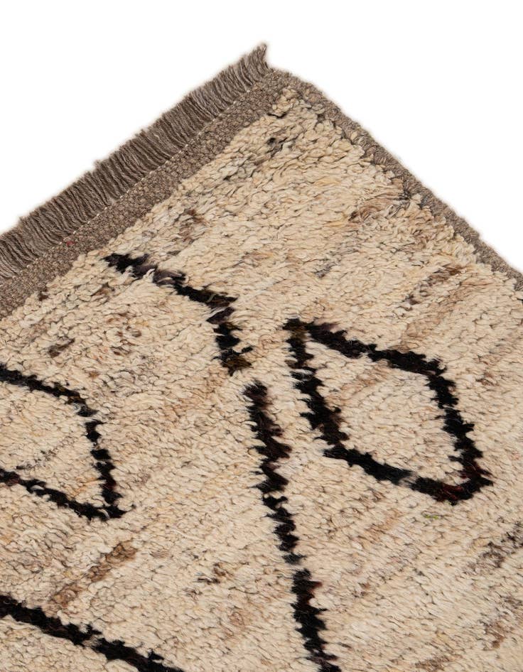 Detail image of  8' 2 x 9' 11  Hand Knotted Moroccan Wool Rug