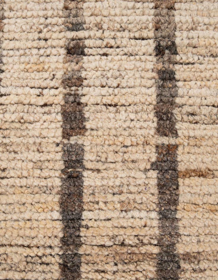 Detail image of  8' 3 x 9' 10  Hand Knotted Moroccan Wool Rug