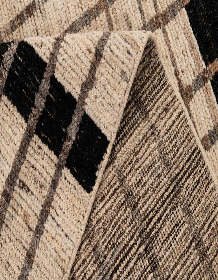 Detail image of  8' 3 x 9' 10  Hand Knotted Moroccan Wool Rug