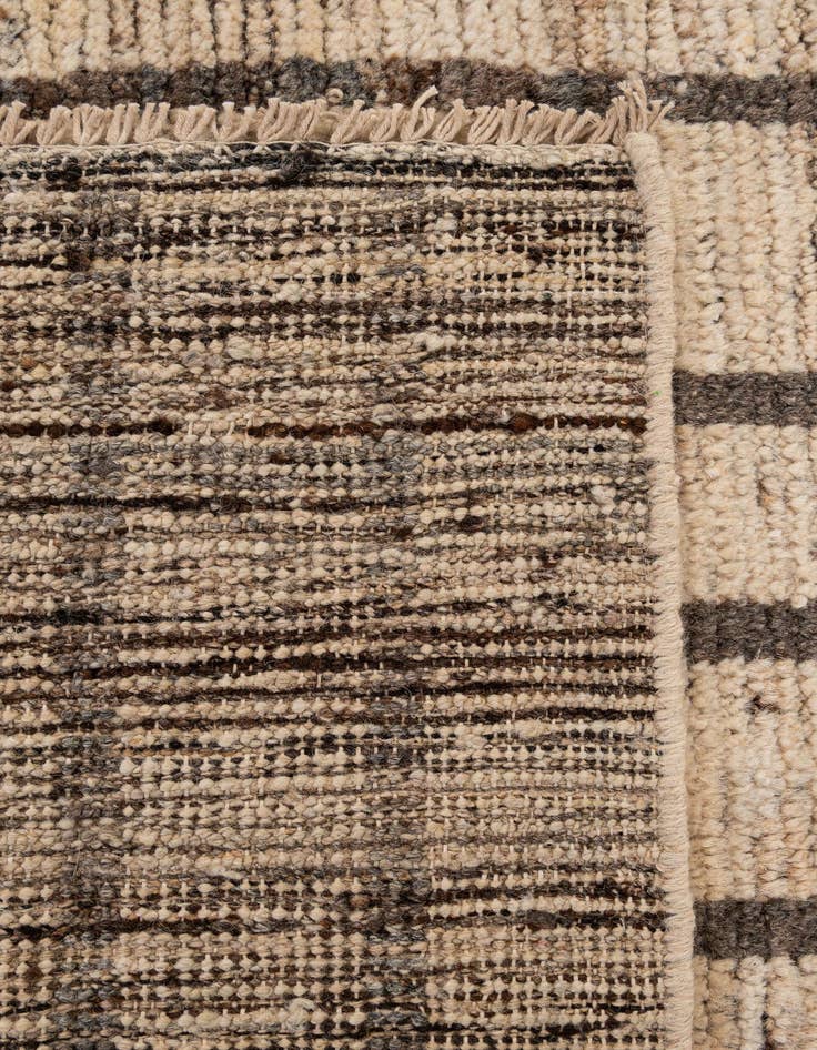 Detail image of  8' 3 x 9' 10  Hand Knotted Moroccan Wool Rug