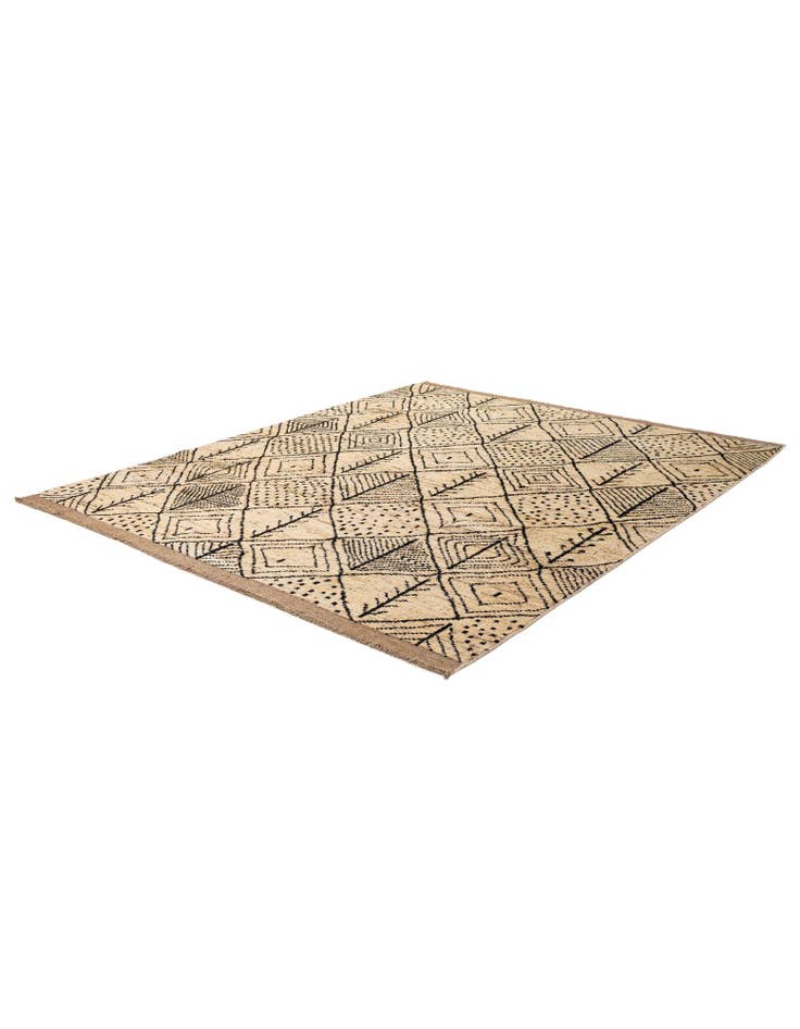 Detail image of  8' 3 x 9' 9  Hand Knotted Moroccan Wool Rug