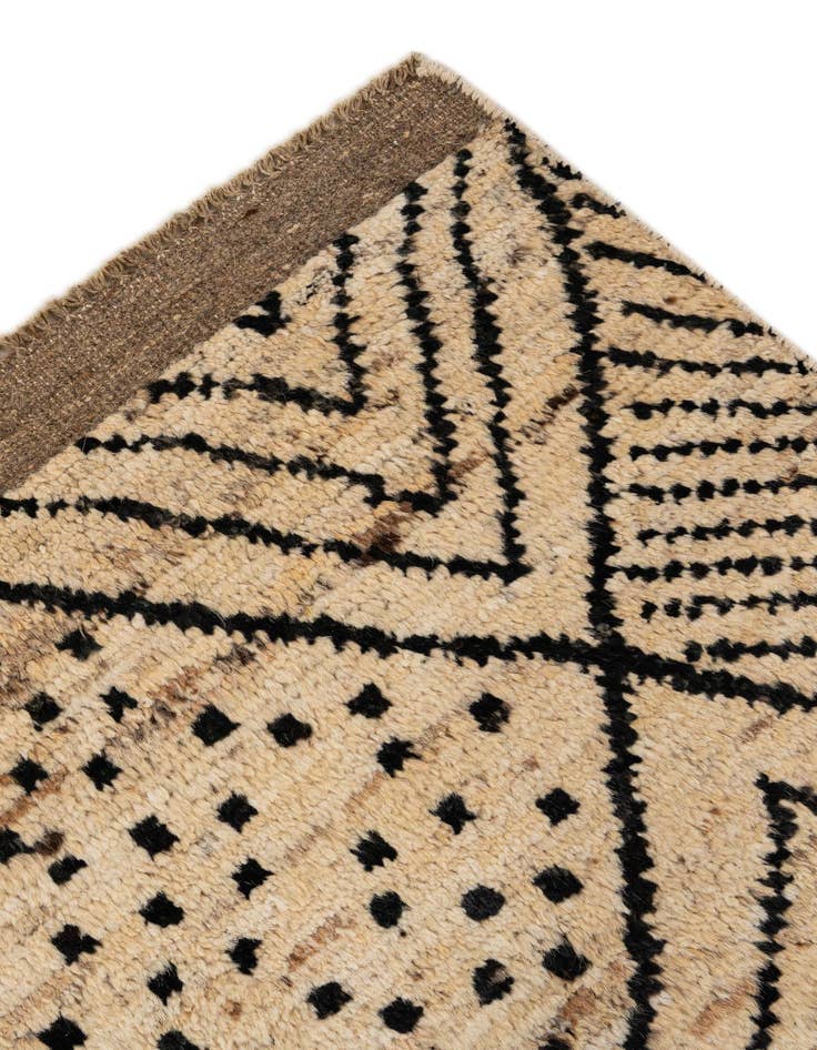 Detail image of  8' 3 x 9' 9  Hand Knotted Moroccan Wool Rug