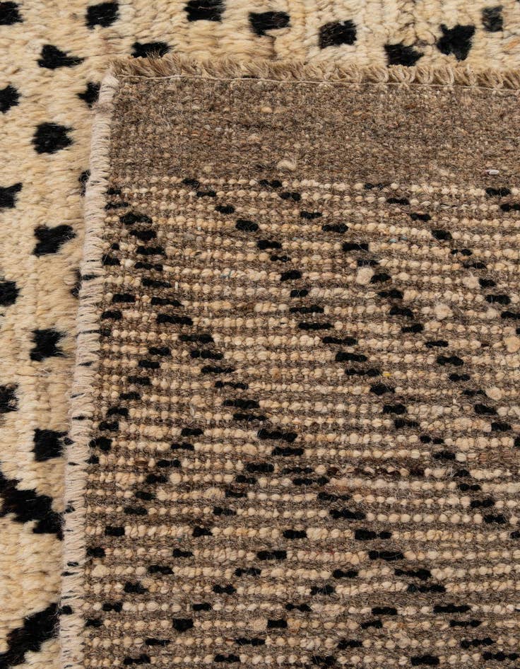 Detail image of  8' 3 x 9' 9  Hand Knotted Moroccan Wool Rug