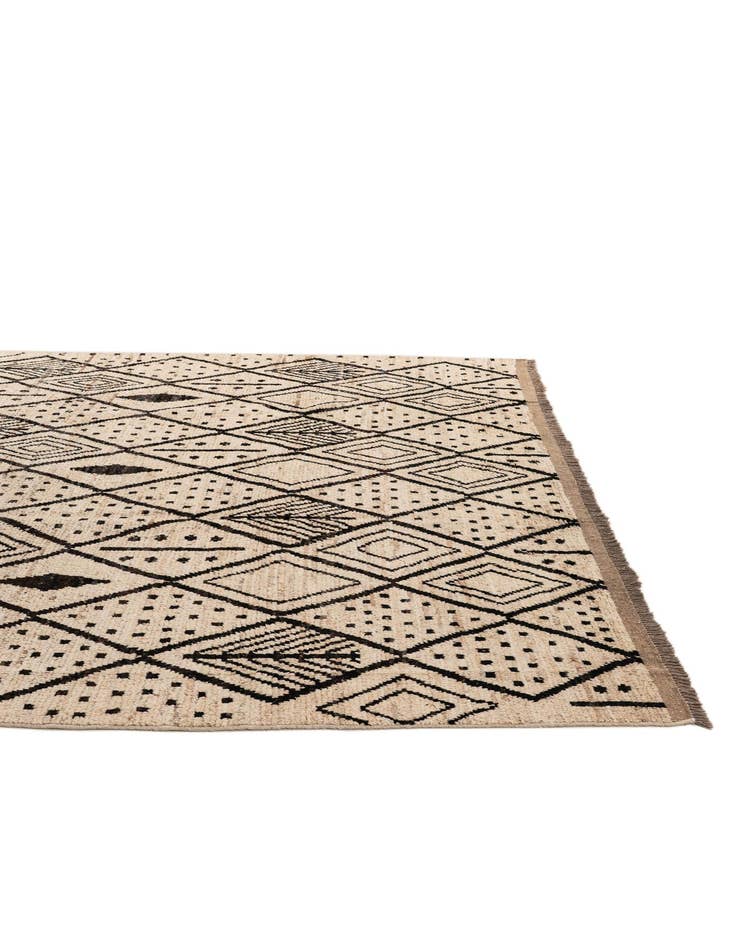 Detail image of  8' 6 x 9' 11  Hand Knotted Moroccan Wool Rug