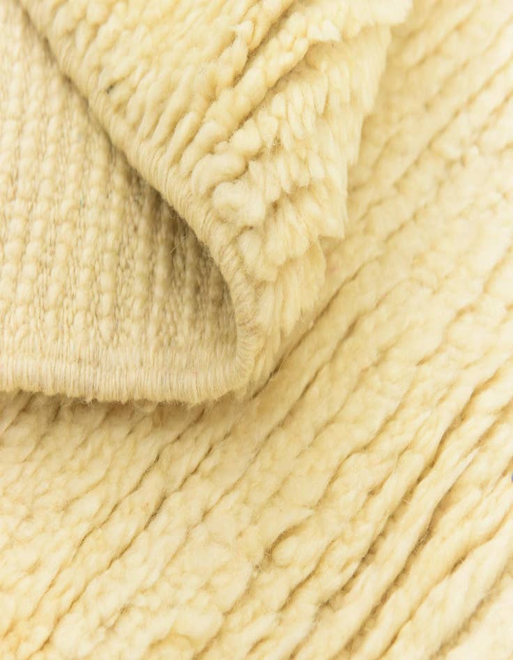 Detail image of  6' 2 x 9' 8  Hand Knotted Moroccan Wool Rug