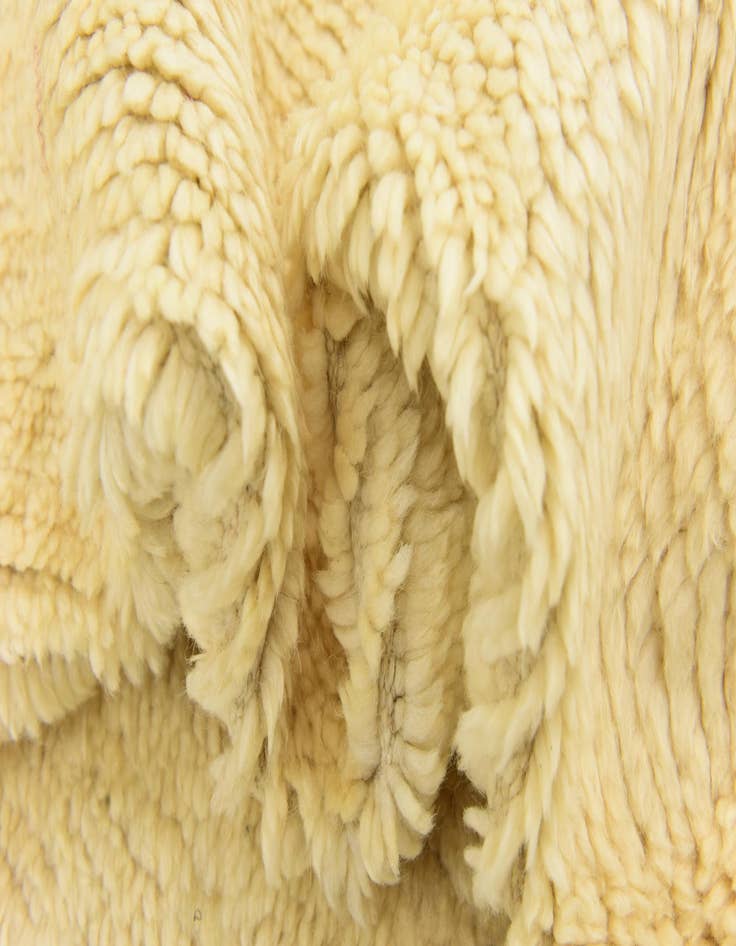 Detail image of  6' 2 x 9' 8  Hand Knotted Moroccan Wool Rug