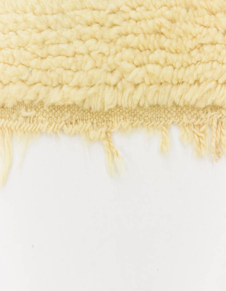 Detail image of  6' 2 x 9' 8  Hand Knotted Moroccan Wool Rug