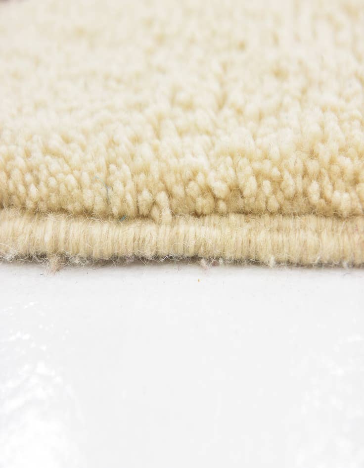 Detail image of  6' 7 x 10'  Hand Knotted Moroccan Wool Rug