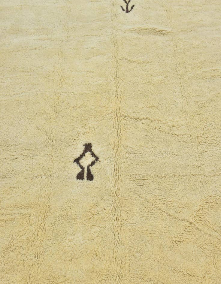 Detail image of  10' x 12' 4  Hand Knotted Moroccan Wool Rug