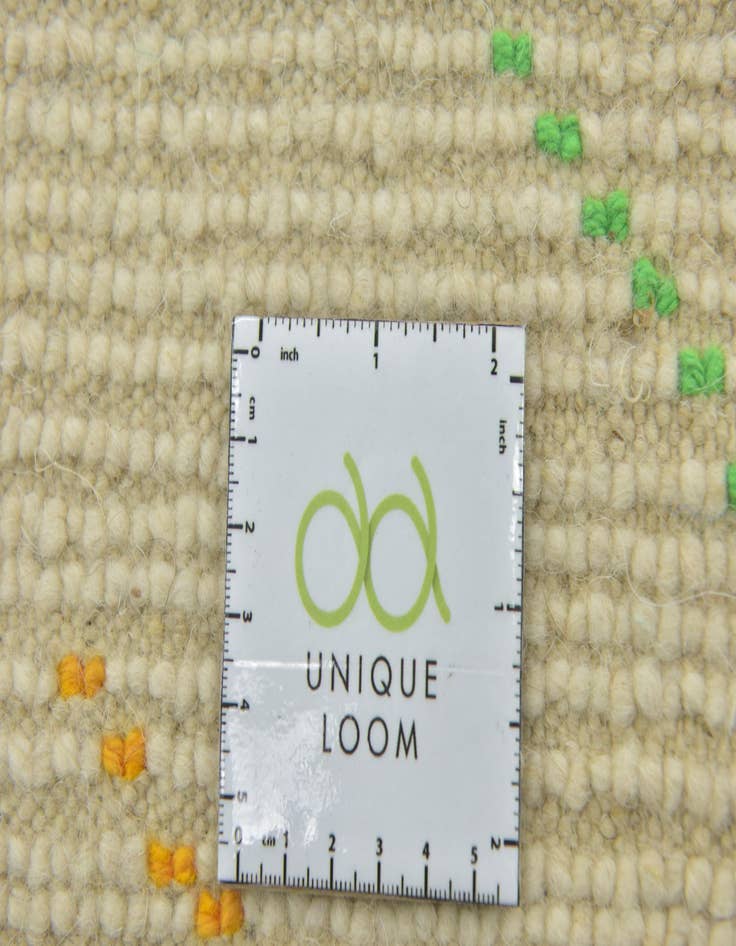 Detail image of  3' 9 x 5' 8  Hand Knotted Moroccan Wool Rug