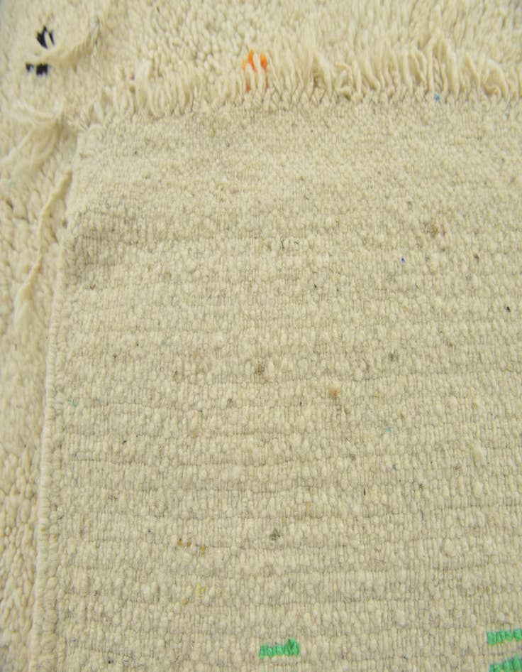 Detail image of  3' 8 x 6' 7  Hand Knotted Moroccan Wool Rug