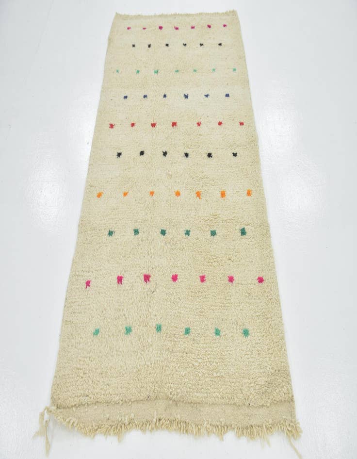 Detail image of  3' 8 x 6' 7  Hand Knotted Moroccan Wool Rug